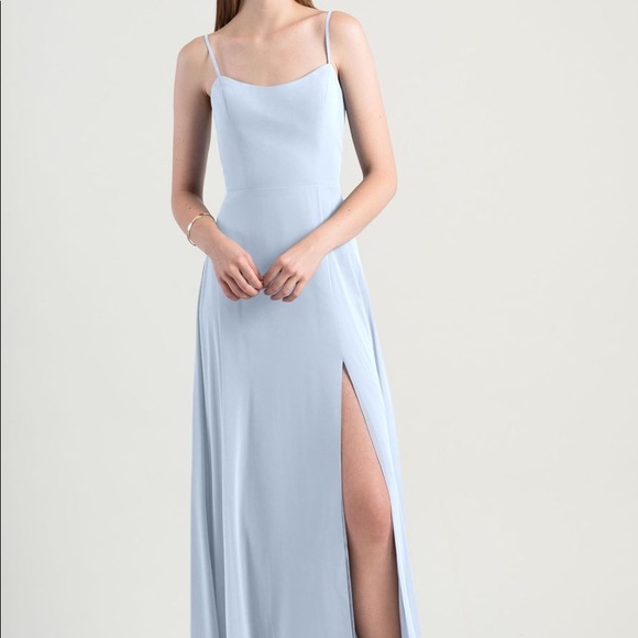 Jenny Yoo bridesmaids whisper blue Kiara dress - Picture 2 of 5
